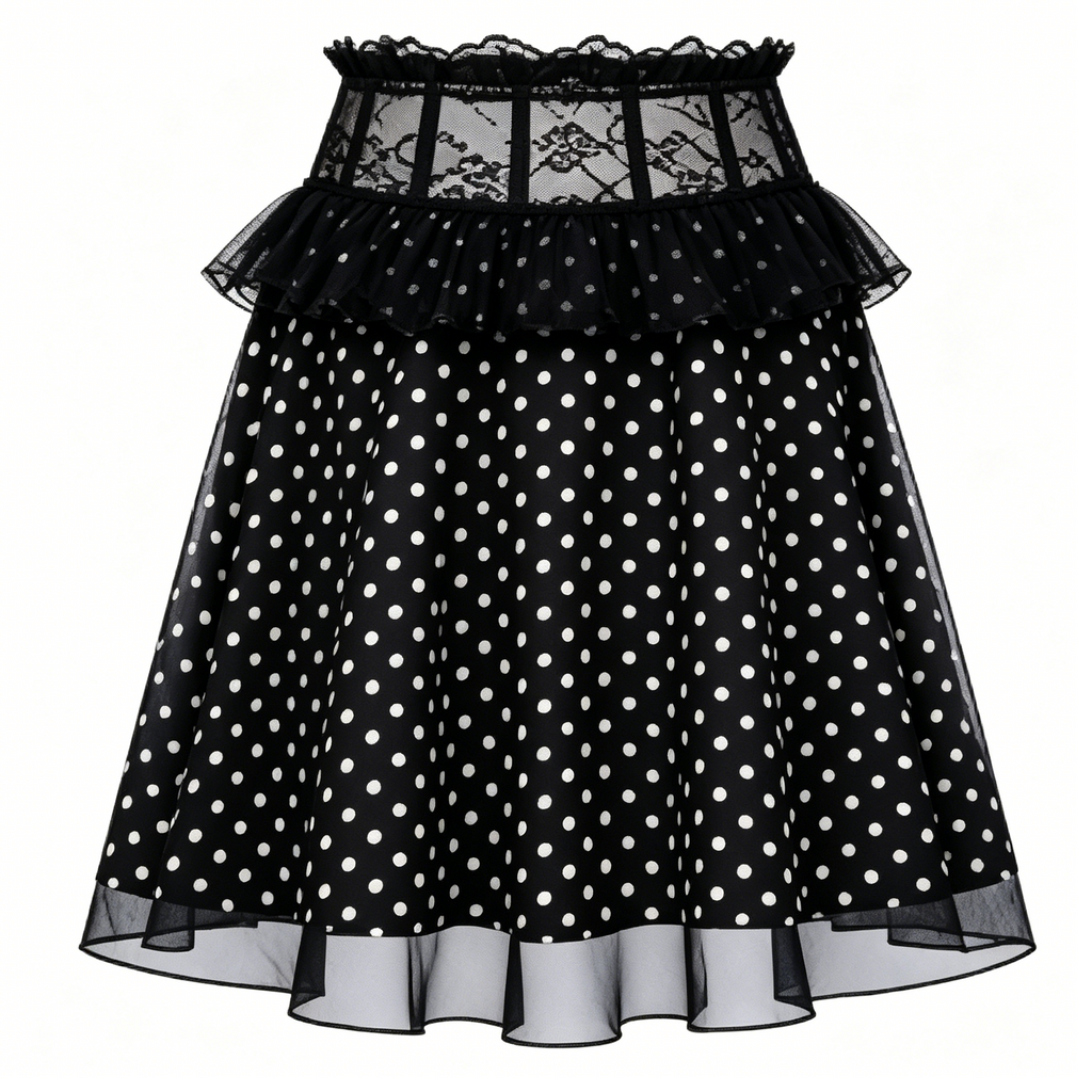 Mauve Tulle Overlay Midi Skirt